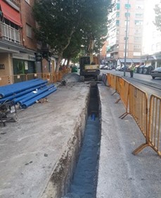 Obra de mejora de abastecimiento