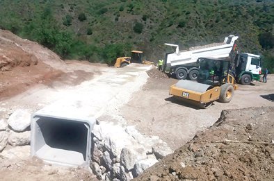Ejecución de obra civil de infraestructura hidráulica