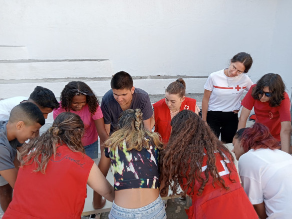 Detalle de una de las actividades del campamento de verano