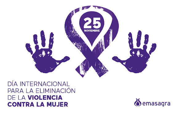 Cartel de Emasagra con motivo del Día Internacional de la Violencia de Género